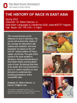 History of Race in East Asia